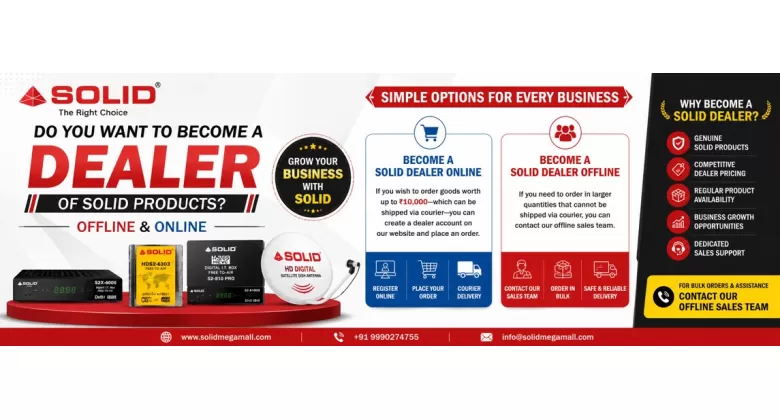How to Become a Dealer of Solid Products – Online & Offline Dealer Registration Guide